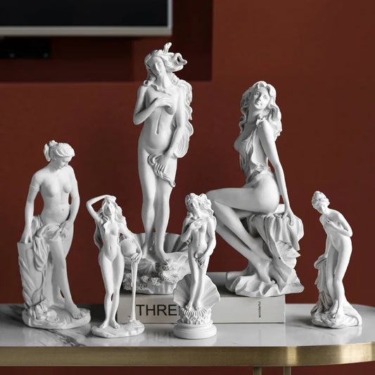 Aphrodite Greek Goddess Sculpture Statue Figurine Office Bookcase Living Room Home Decor