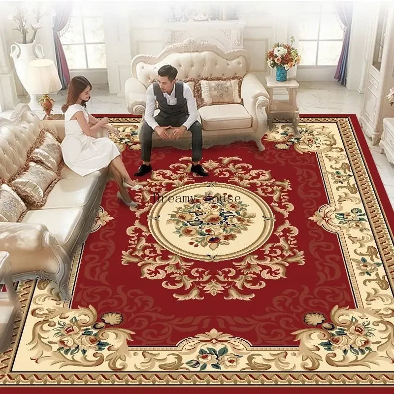 Luxury European Carpets for Living Room, Bedroom 200x300 Home Large Area Rugs Rug Washable