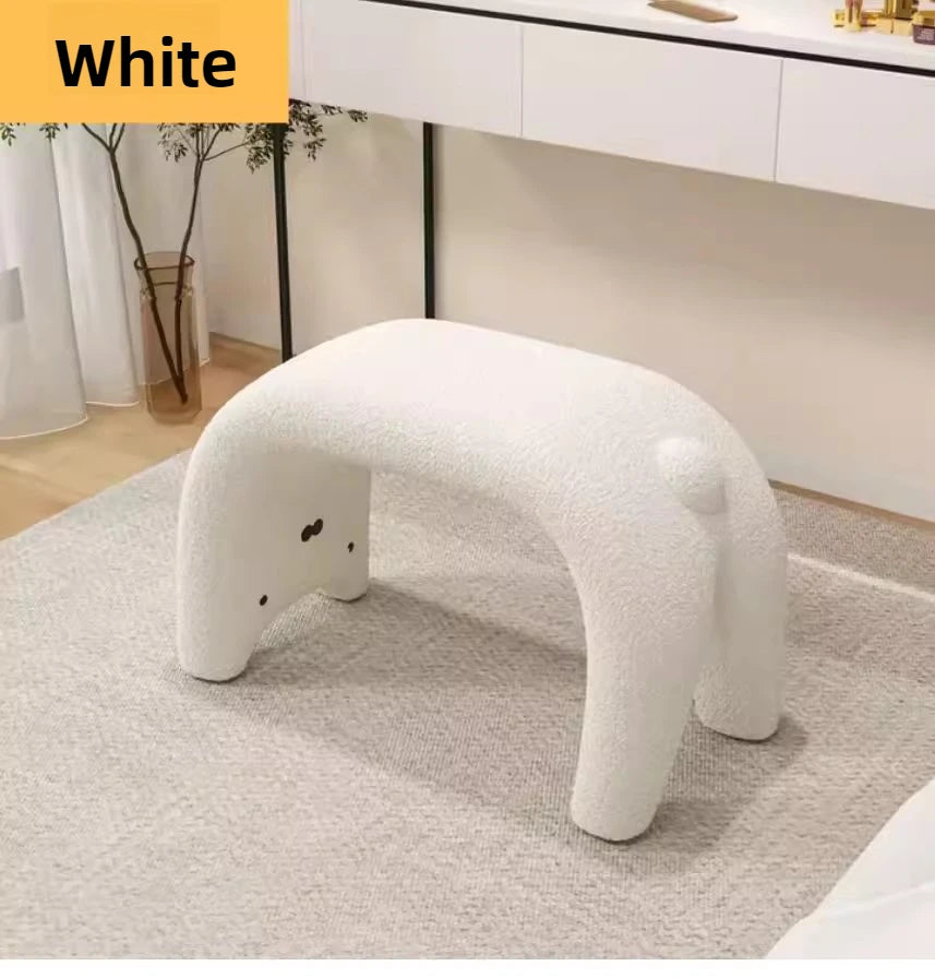 Cat shoe change stool household door shoe stool entry small stool sitting stool low stool sofa hair stool dressing makeup stool