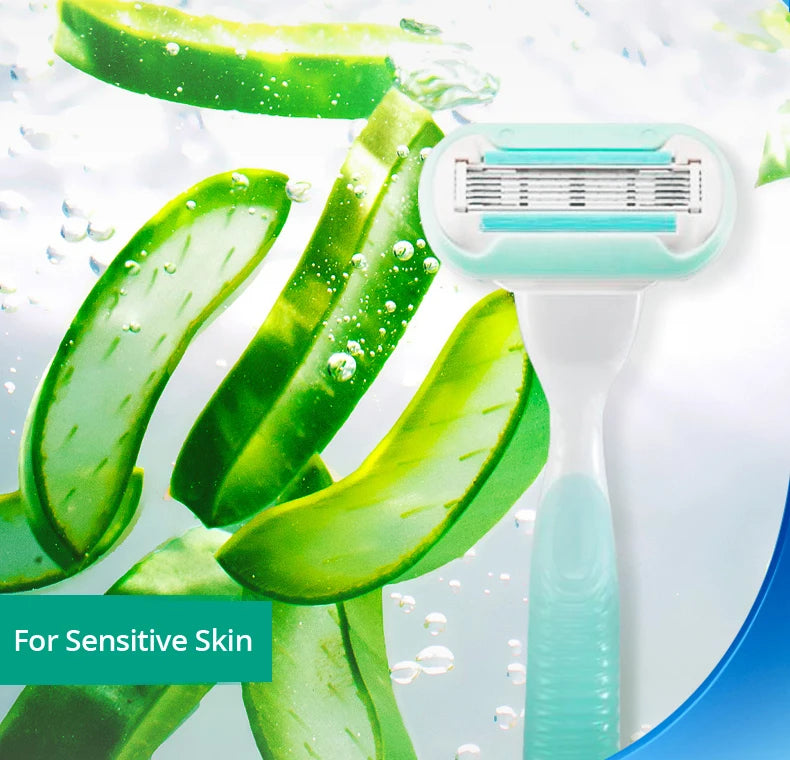 Gillette Venus 5-layer Blade Refill Razor Blades Extra Smooth Sensitive Skin Soap Bar for Women Body Shaving