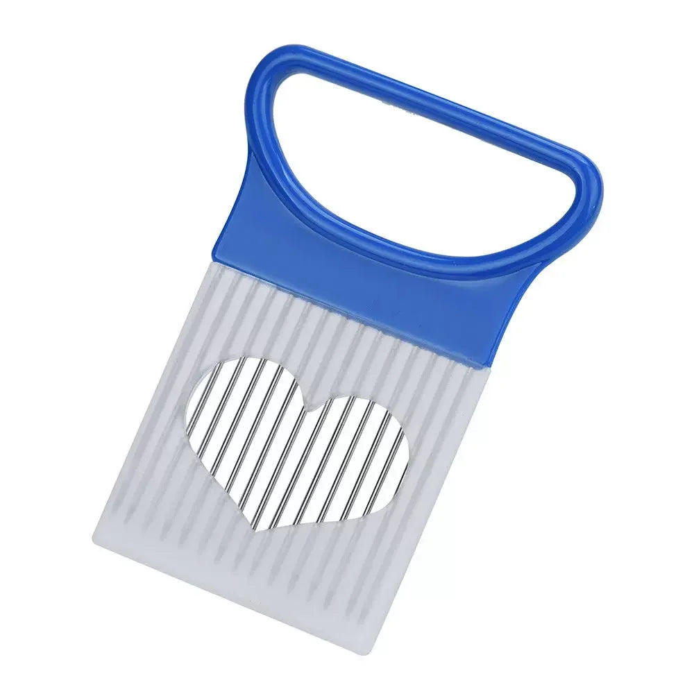 Effortlessly Slice Onions Slicer Holder Kitchen Stainless Steel