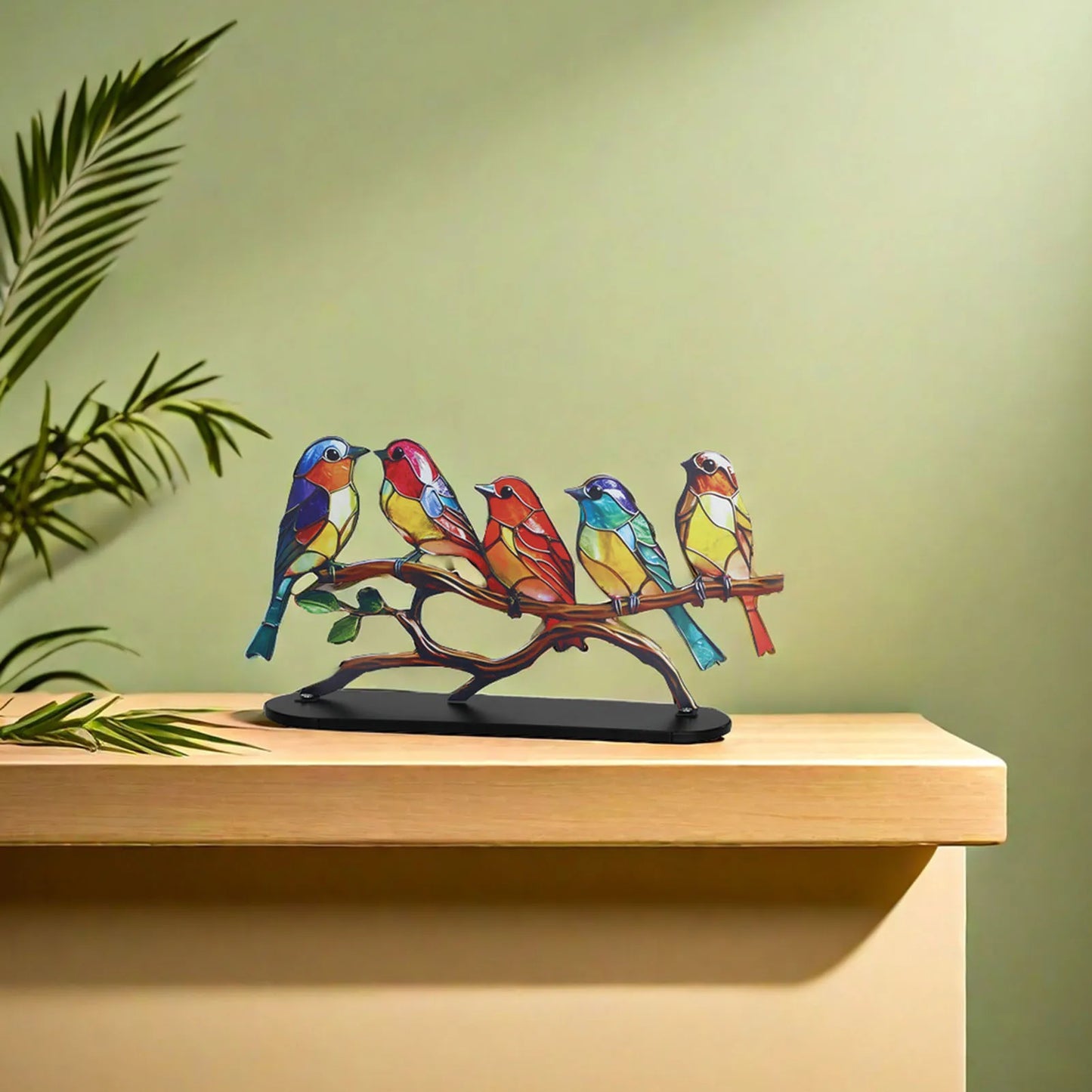 Metal Bird Sculpture Ornaments for Living Room Bedroom Decor