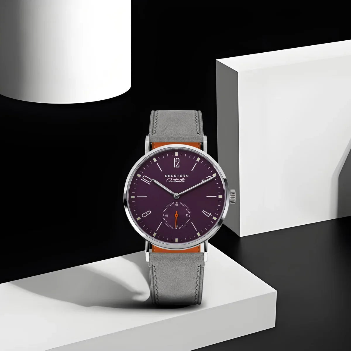 Men's Ultra-Thin Automatic Dress Watch – Stainless Steel Business Watch