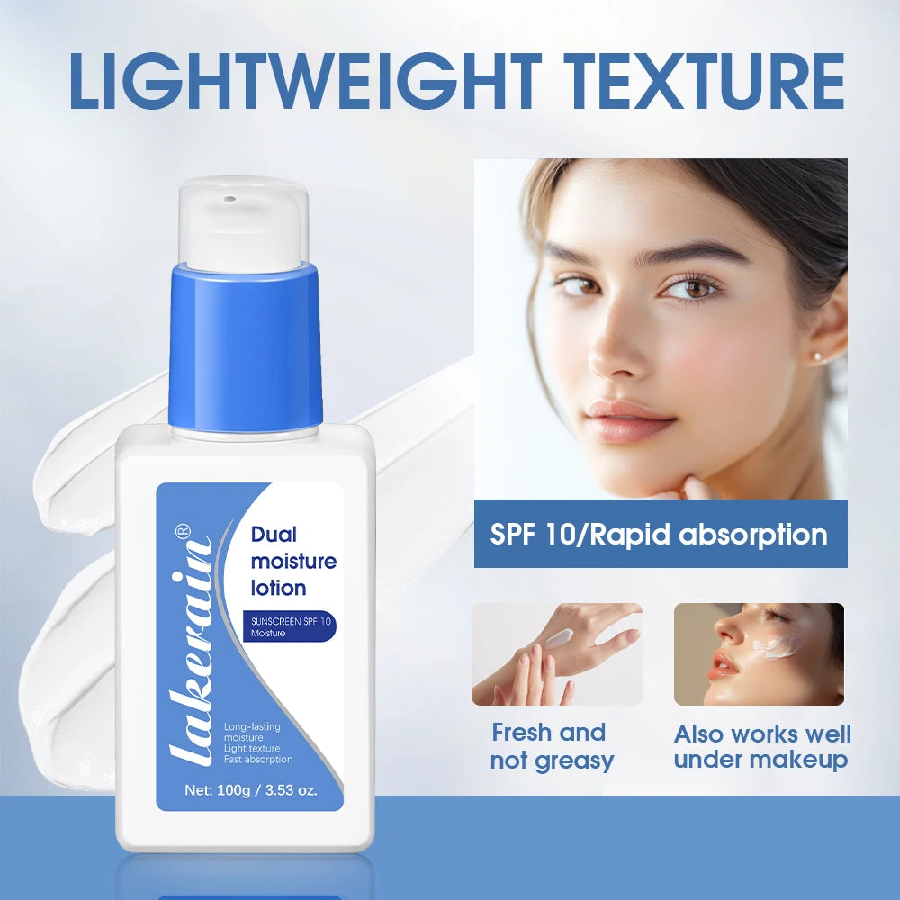 Milk Toner & Moisturizing Lotion Set Long Lasting Hydrating Oil Control Soothing Skin SPF10 Sunscreen Suitable For All Skin Type