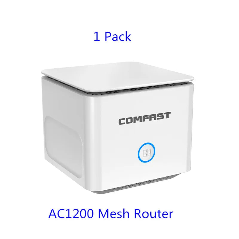 Comfast AC1200 Mesh WiFi System Whole Home Coverage Gigabit Wi-Fi Router Range Extender 4*5dbi Antena Mesh Network Booster 3Pack