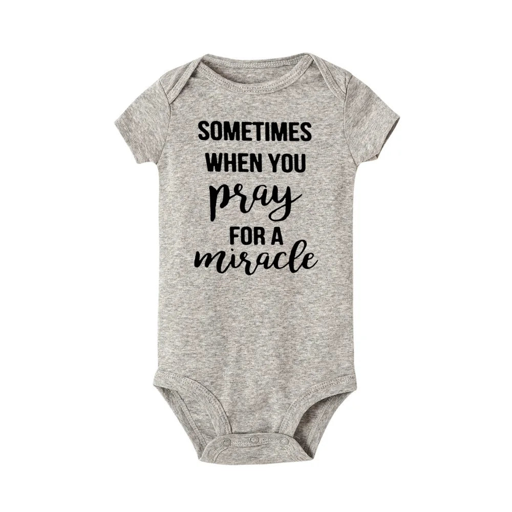 Twins Summer Newborn Baby Bodysuit Short Sleeve Unisex Boy Girls Jumpsuit