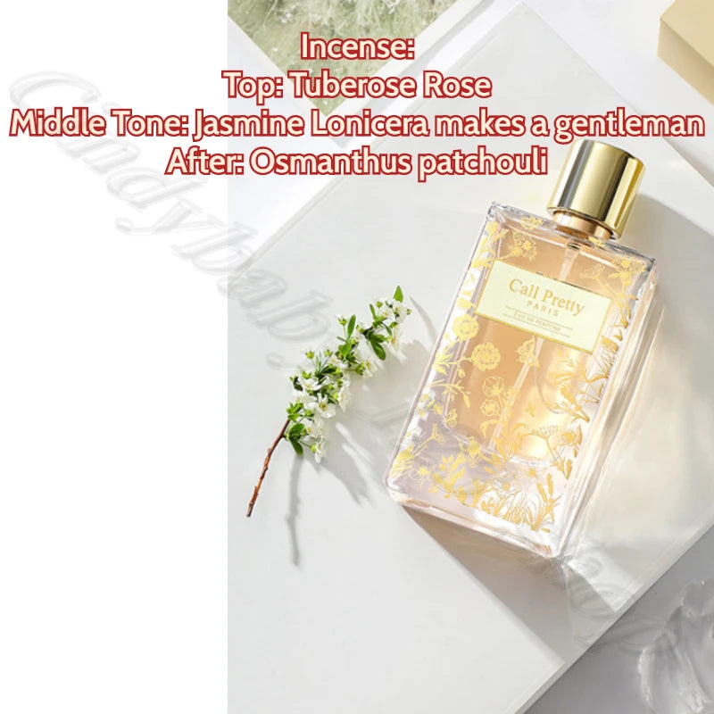 Women Call Pretty Rose Jasmine Beauty Bloom Fragrance Perfume 50ml