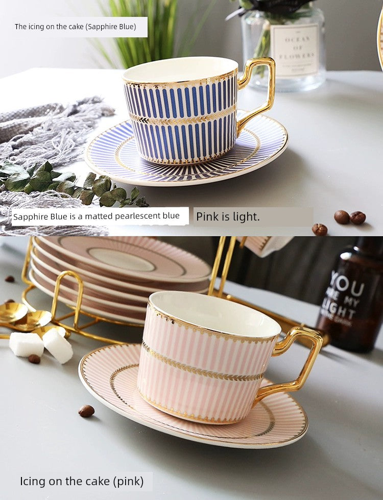 Luxury Gold Plated Ceramic Dinnerware