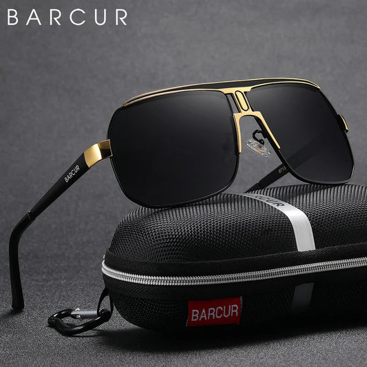 BARCUR Polarized Sports Sunglasses for Men Fashionable Fishing Driving Hiking and Outdoor Eyewear UV400 Protection Gradient Lenses