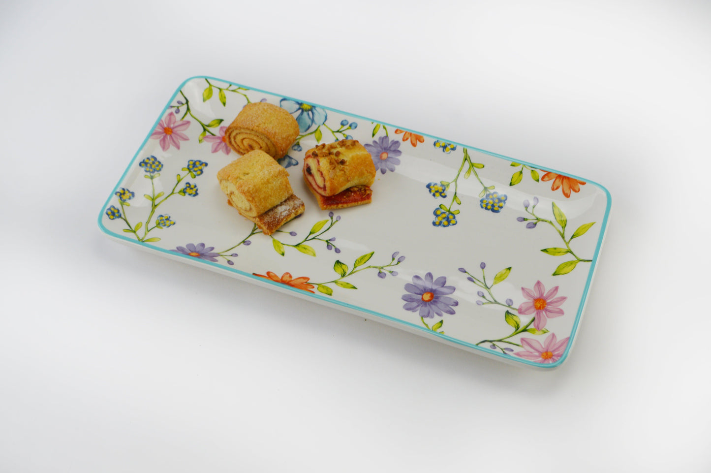 Charlotte 14.5-Inch Rectangular Appetizers Serving Tray