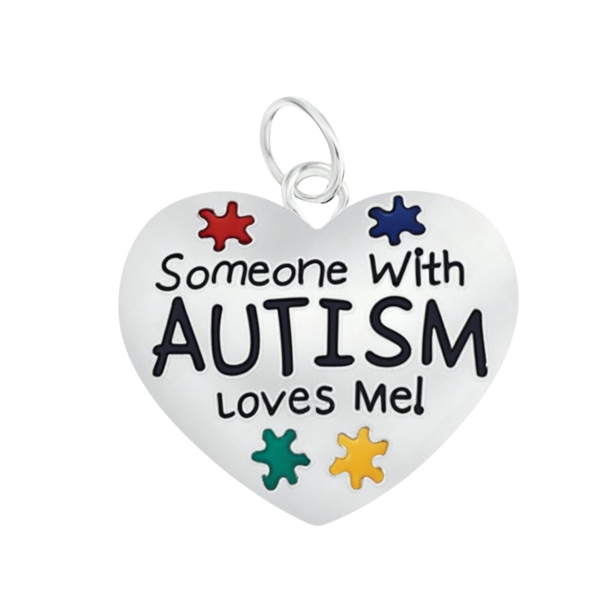 Someone With Autism Loves Me Awareness Charms
