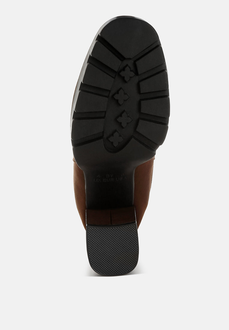 Sonia Block Heeled Chelsea Boots