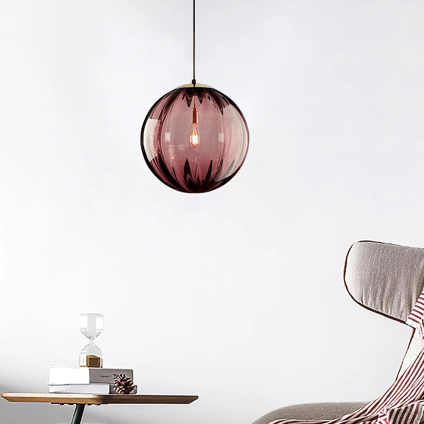 Spherical lampshade Pendant Light