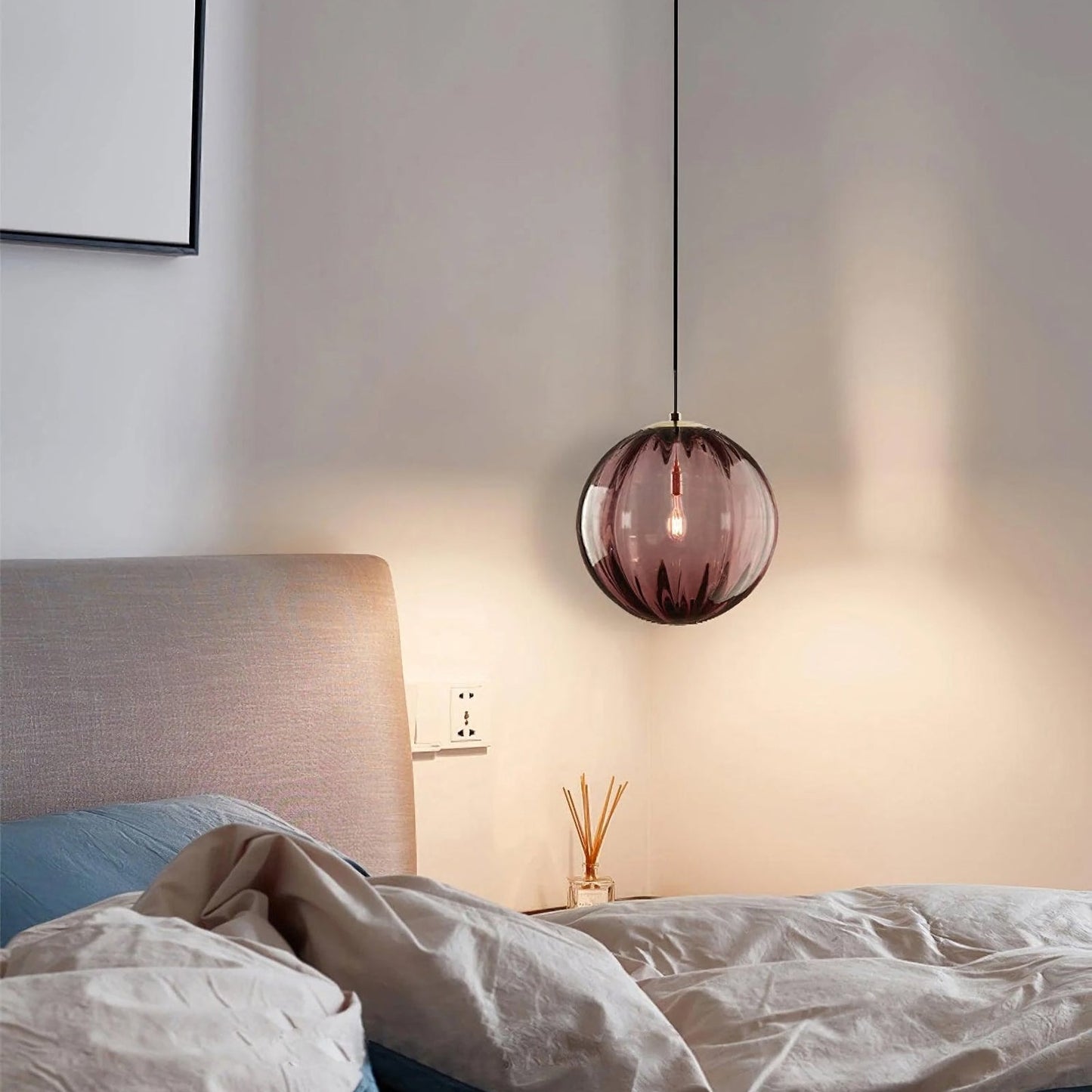 Spherical lampshade Pendant Light