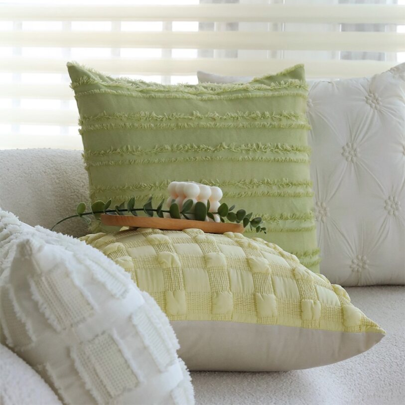 Pack of 2 18"x18" Luxurious Textured Decorative Throw Pillow Set optional of inserts