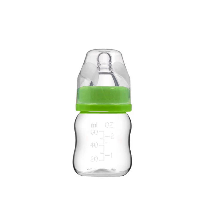 Newborn Baby Silicone Pp Infant Drinking Mini Drop-Resistant Small Feeding Bottle