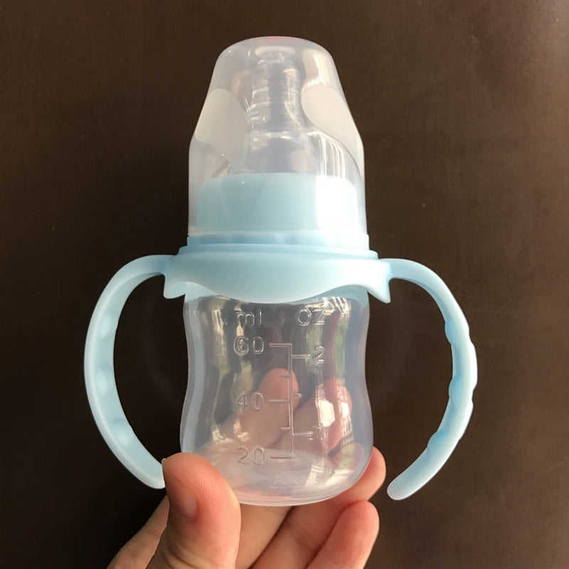 Newborn Baby Silicone Pp Infant Drinking Mini Drop-Resistant Small Feeding Bottle