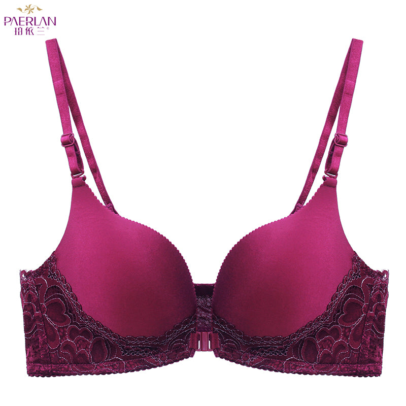 Women Front Buckle Sexy Push up Bra