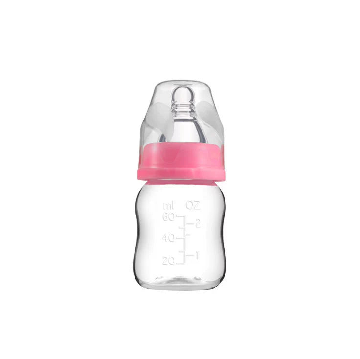 Newborn Baby Silicone Pp Infant Drinking Mini Drop-Resistant Small Feeding Bottle