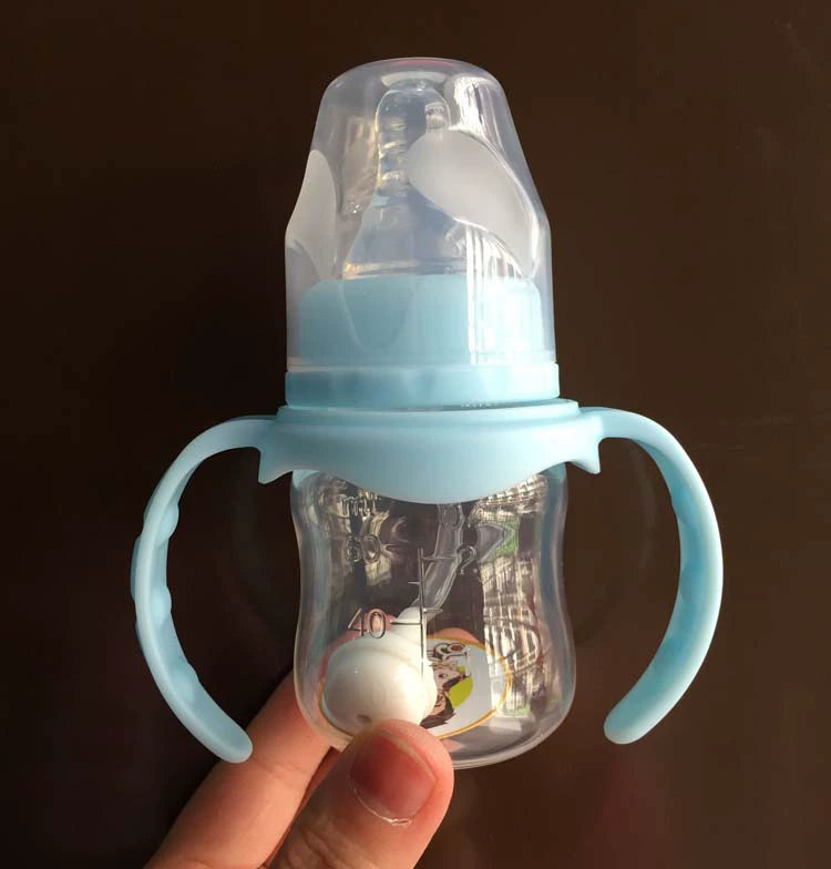 Newborn Baby Silicone Pp Infant Drinking Mini Drop-Resistant Small Feeding Bottle