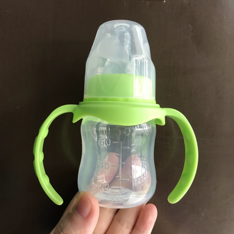 Newborn Baby Silicone Pp Infant Drinking Mini Drop-Resistant Small Feeding Bottle