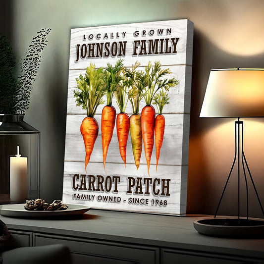 Locally Grown Carrot Patch Sign