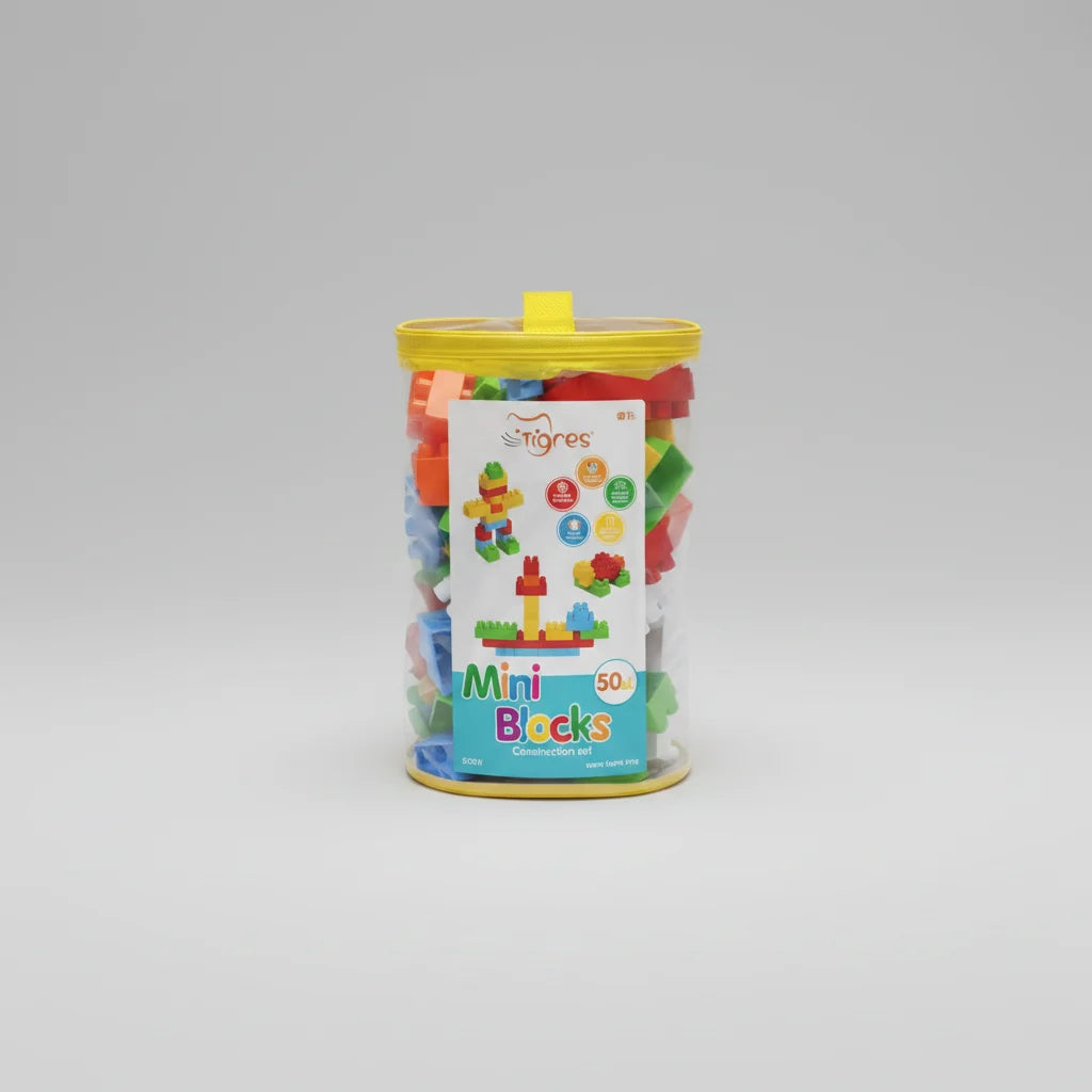 Construction Set "Mini Blocks" 50 el, Tigres