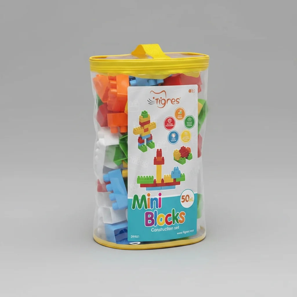 Construction Set "Mini Blocks" 50 el, Tigres