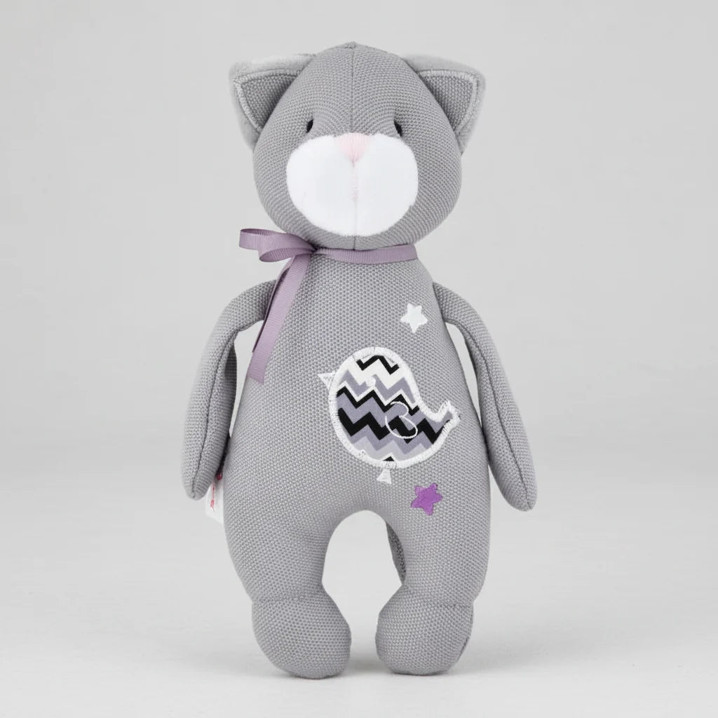 “Star” Soft Baby Plush Toy — Cat (Мягкая игрушка для малышей «Звёздочка» — Котик)