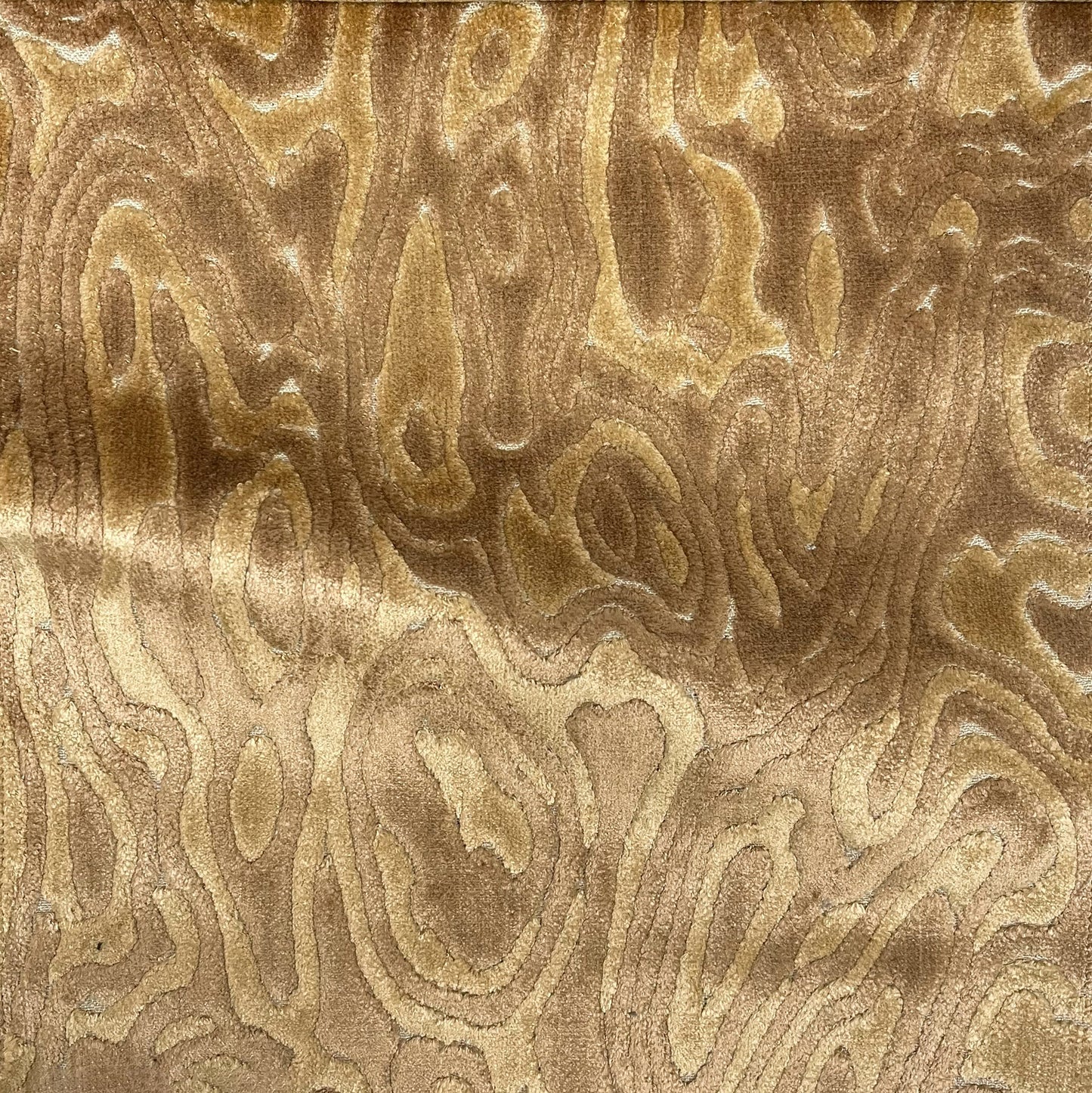 ECHO - ABSTRACT PATTERN CUT VELVET UPHOLSTERY FABRIC BY THE YARD