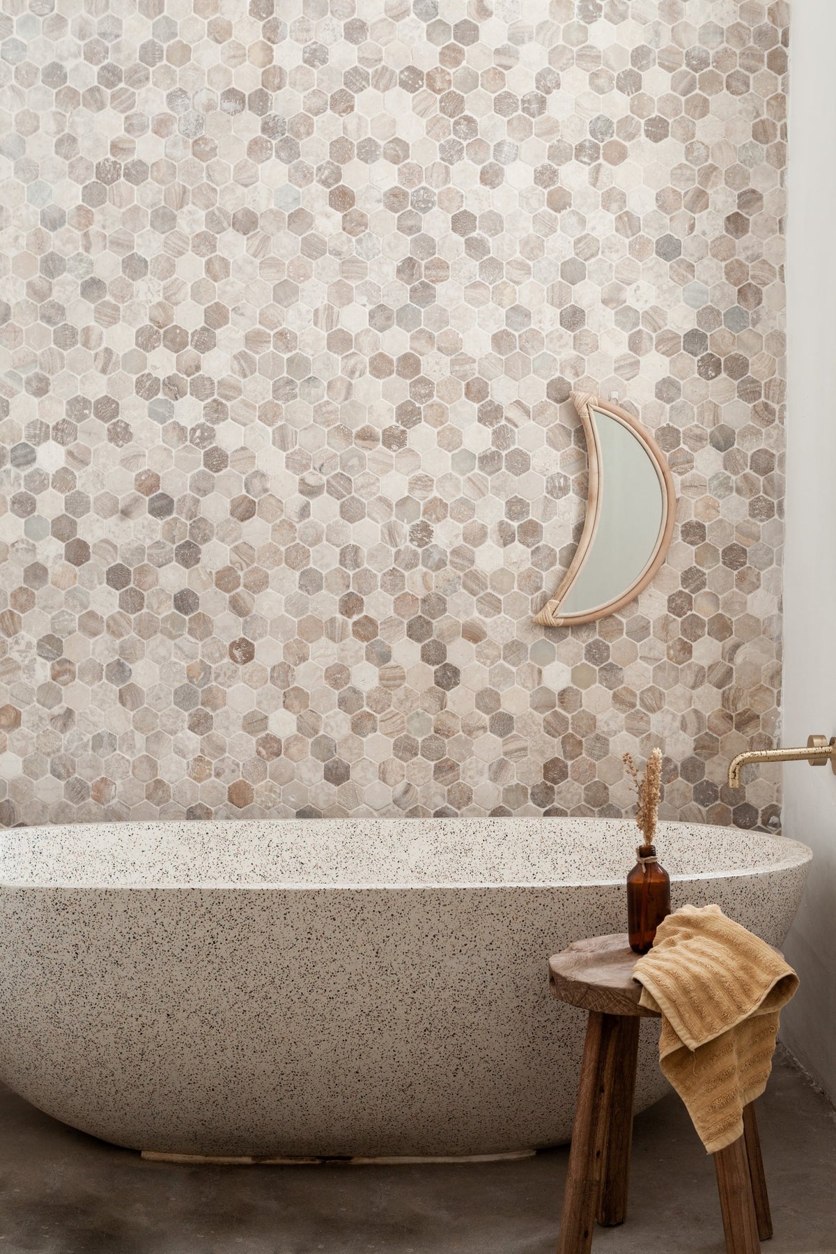 Luna Rattan Mirror