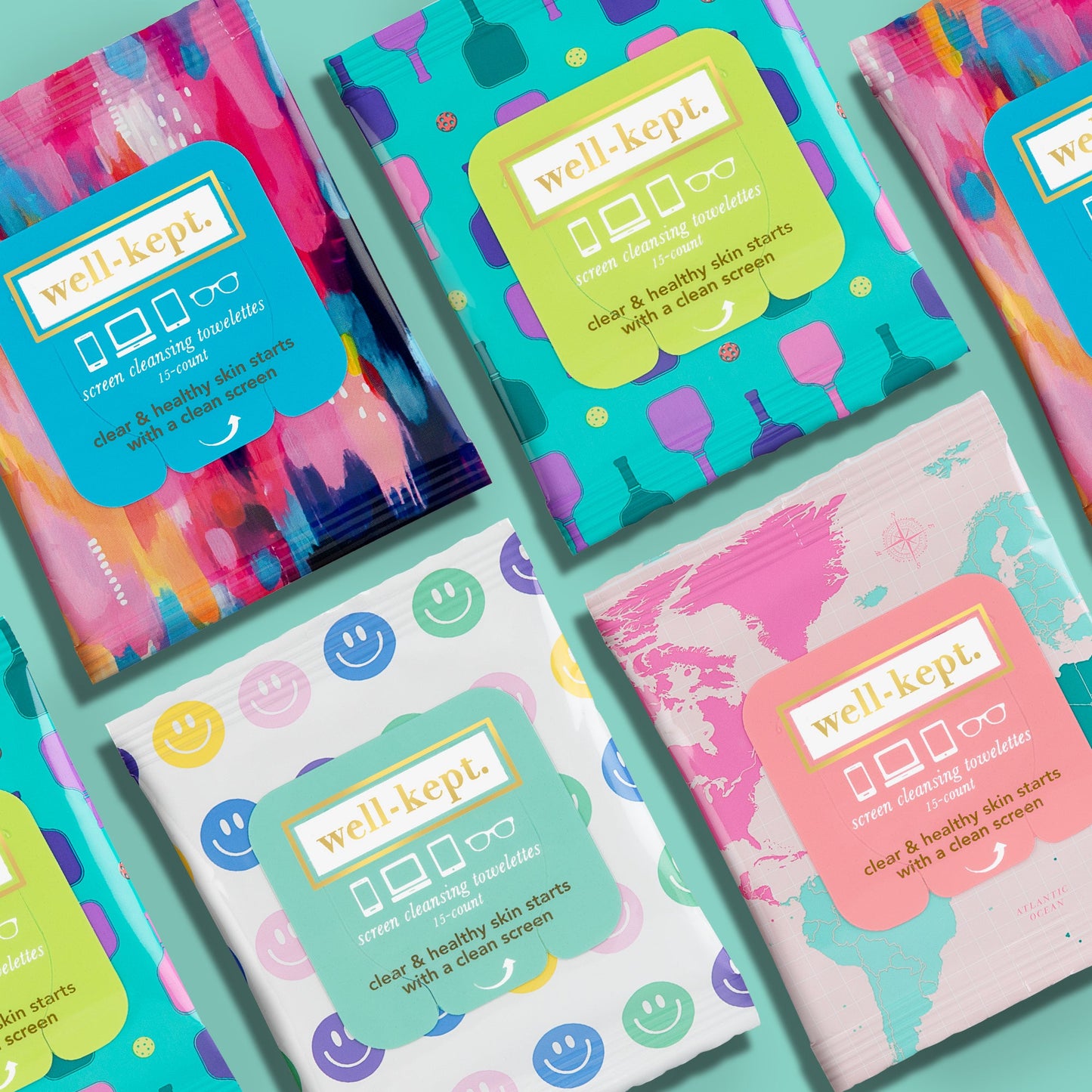 ALL SMILES Cleaning Wipes for Screen & Lens