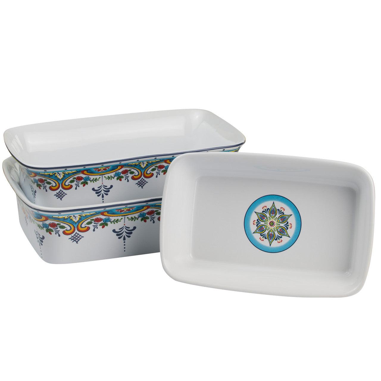 Zanzibar Oven to Table Rectangular Dishes, Set of 3