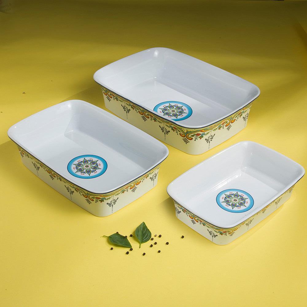 Zanzibar Oven to Table Rectangular Dishes, Set of 3