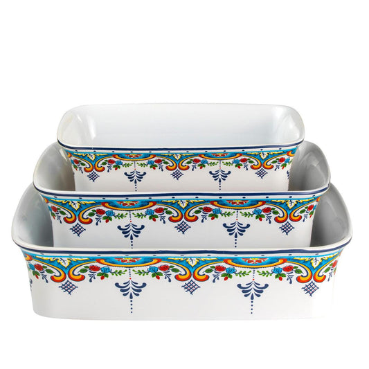 Zanzibar Oven to Table Rectangular Dishes, Set of 3