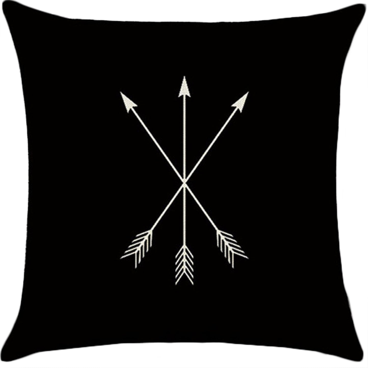 Throw Pillow Cover with 450g Insert, geometric, 18X18, Decorative Cushion – Fancy & Stacy