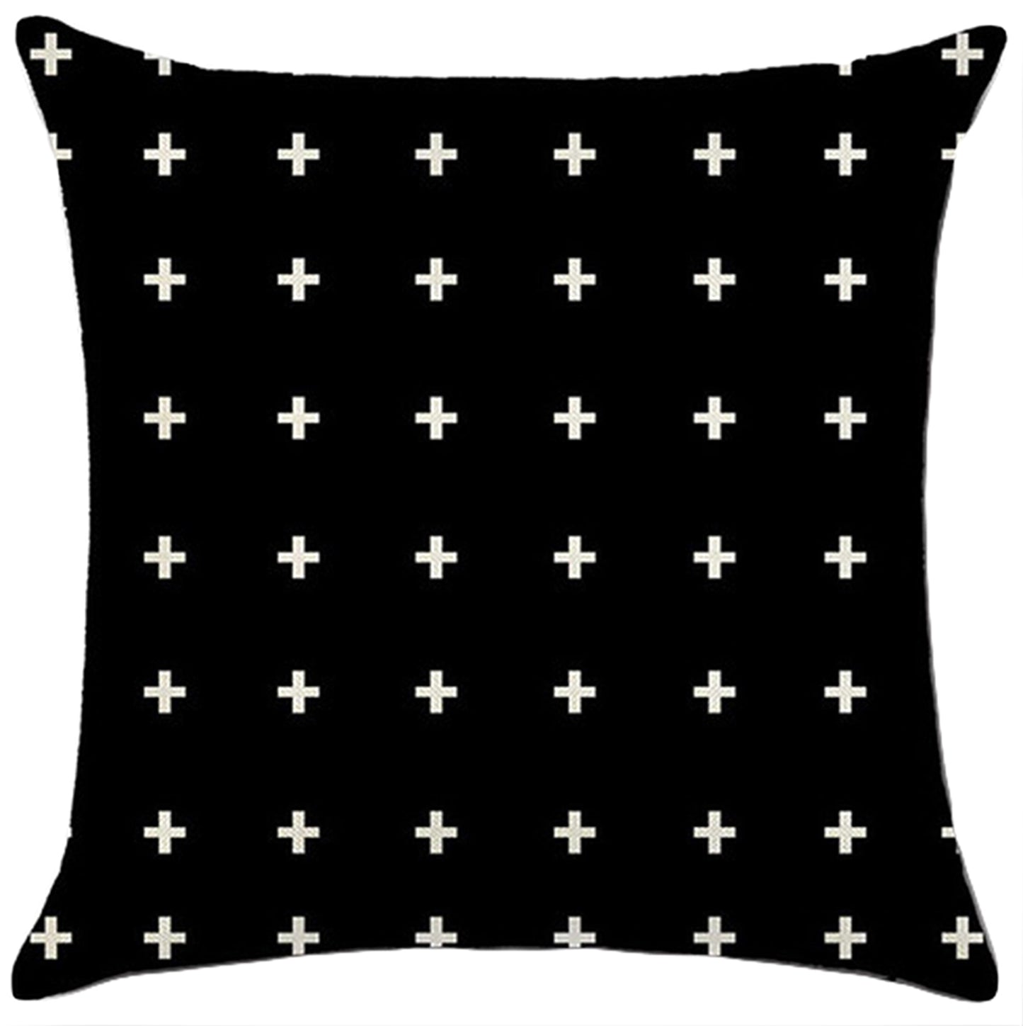 Throw Pillow Cover with 450g Insert, geometric, 18X18, Decorative Cushion – Fancy & Stacy