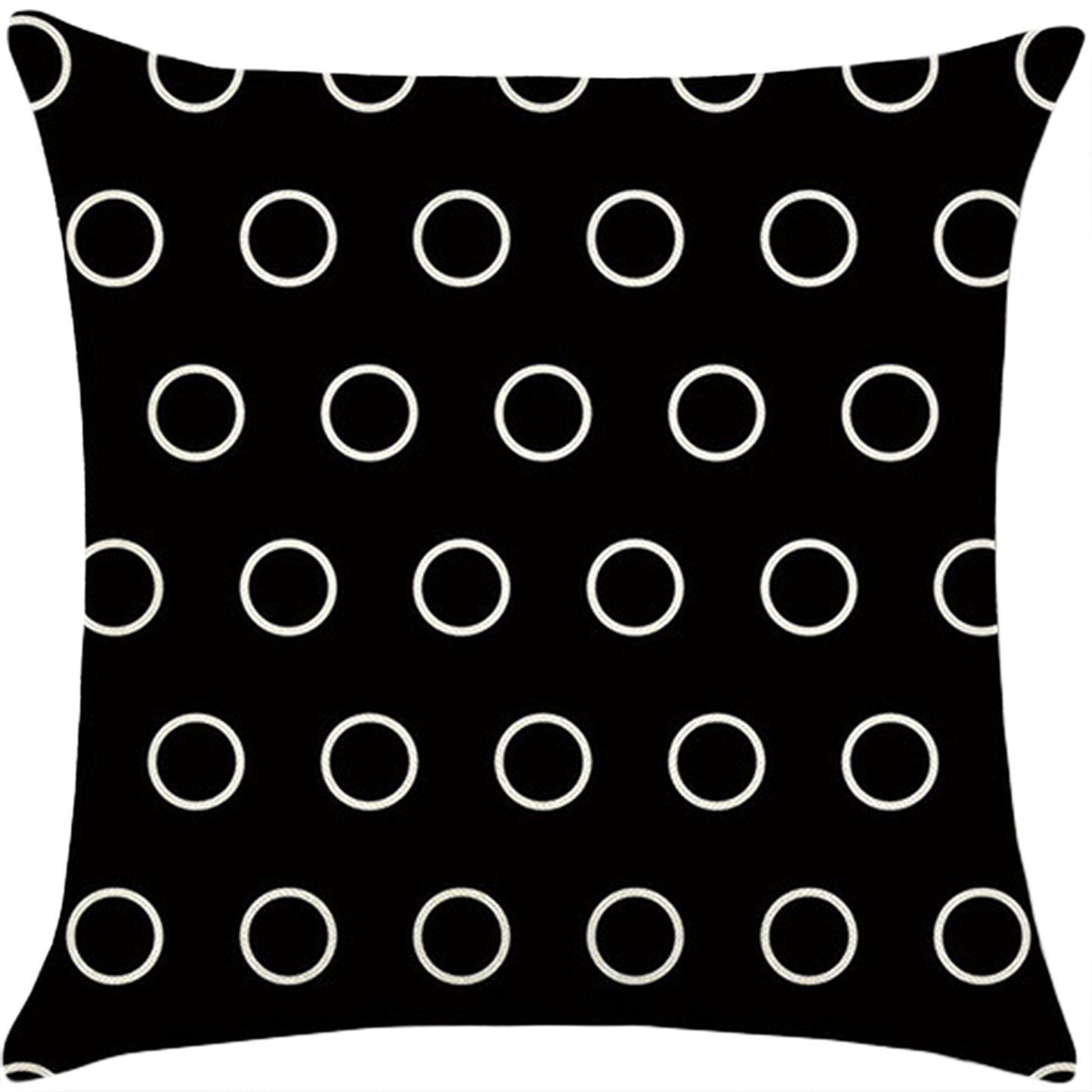Throw Pillow Cover with 450g Insert, geometric, 18X18, Decorative Cushion – Fancy & Stacy