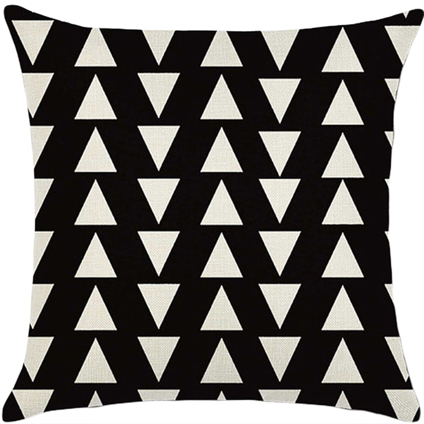 Throw Pillow Cover with 450g Insert, geometric, 18X18, Decorative Cushion – Fancy & Stacy