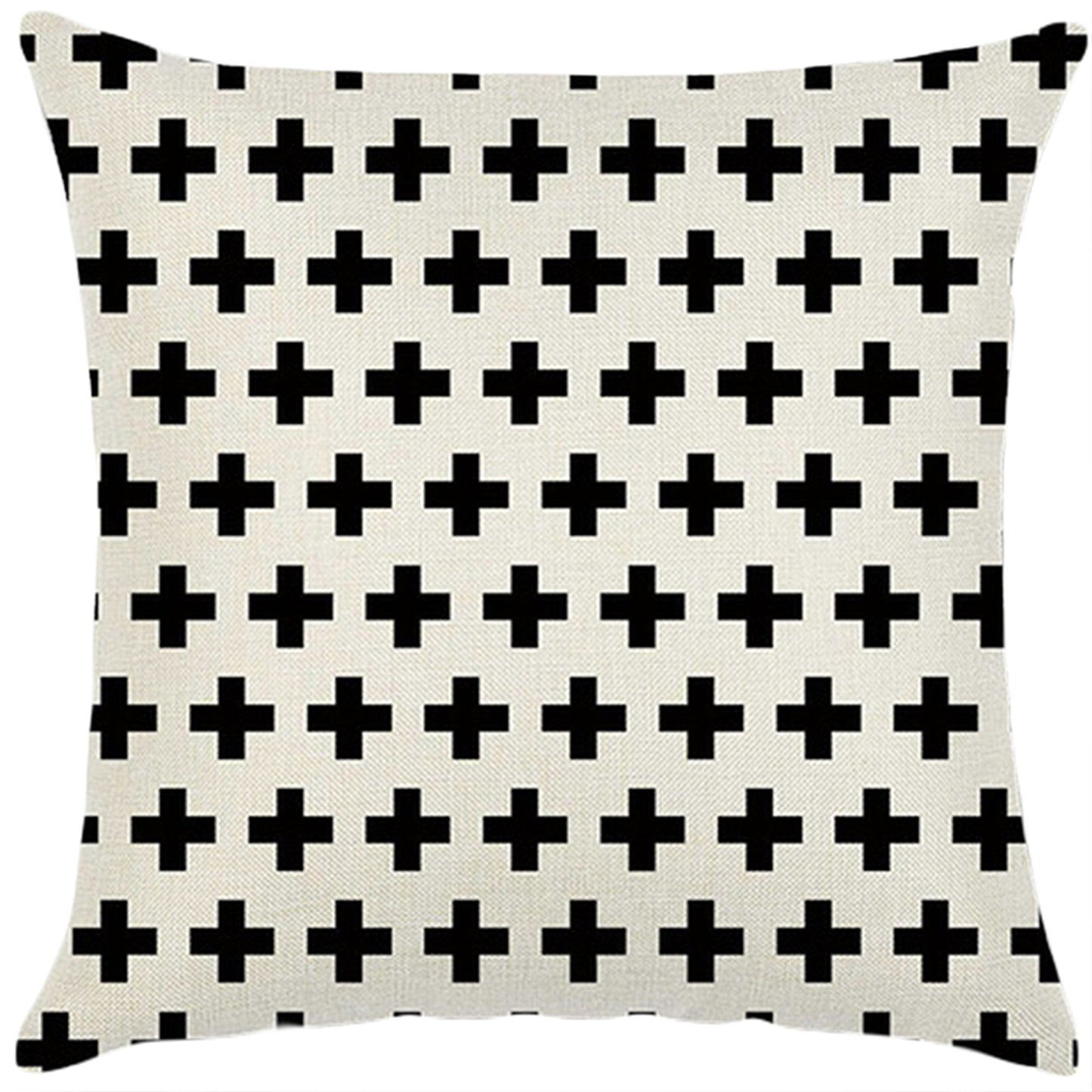 Throw Pillow Cover with 450g Insert, geometric, 18X18, Decorative Cushion – Fancy & Stacy