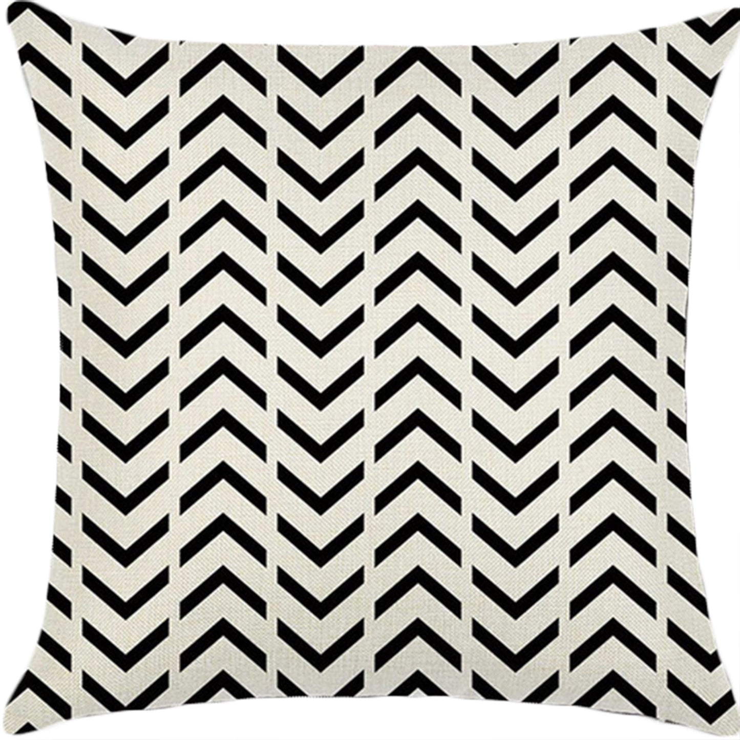Throw Pillow Cover with 450g Insert, geometric, 18X18, Decorative Cushion – Fancy & Stacy