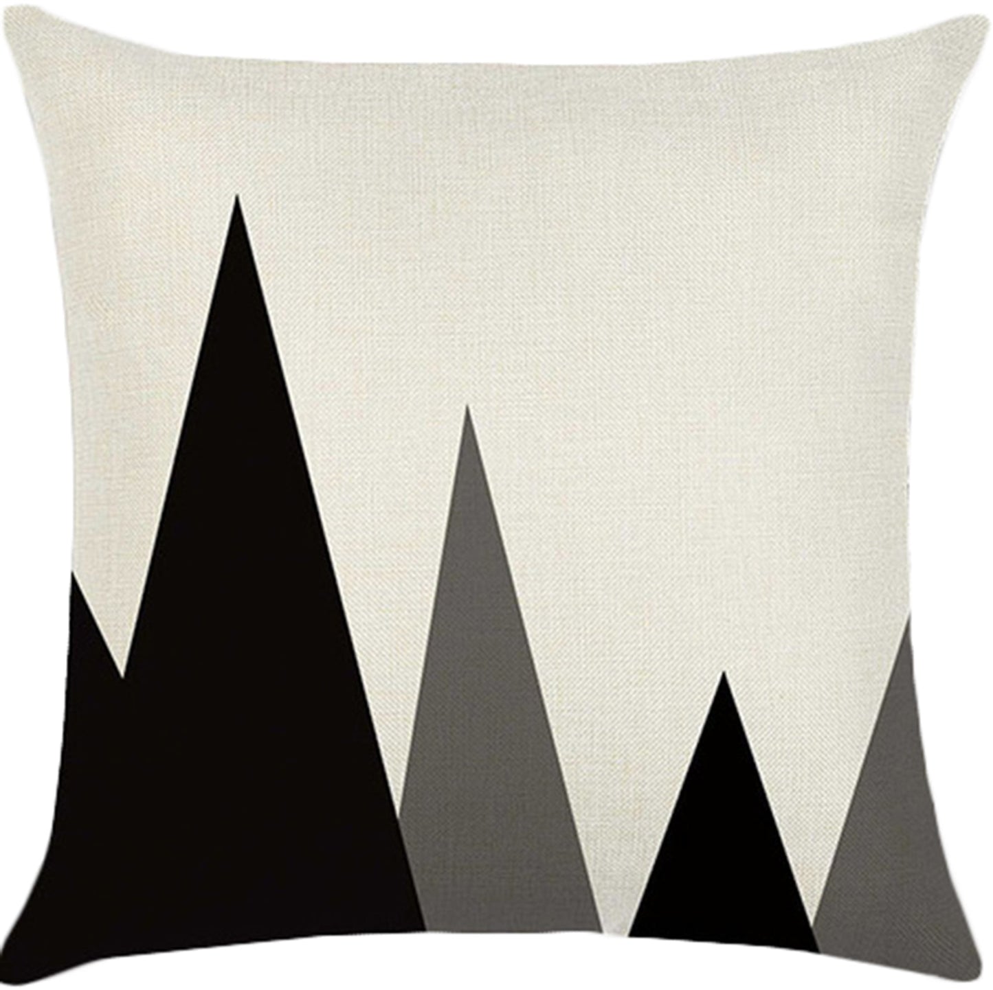 Throw Pillow Cover with 450g Insert, geometric, 18X18, Decorative Cushion – Fancy & Stacy