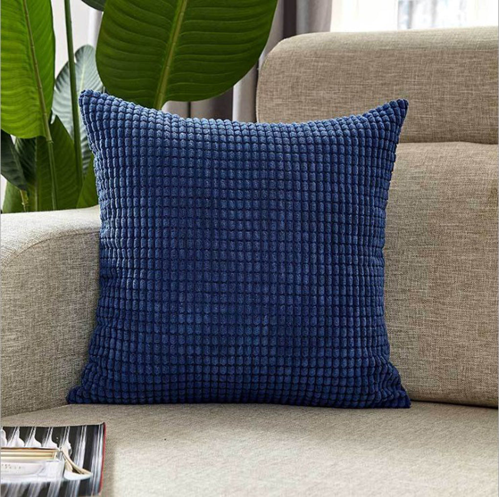 3-Piece Coordinated Pillow Bundle with Inserts – square throw Pillows AND Inserts  3 blues in 2 sizes options – Fancy & Stacy