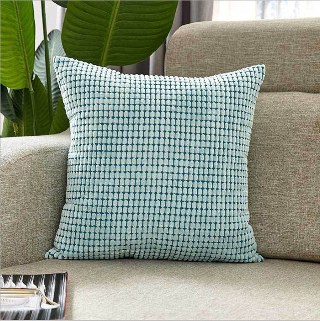 3-Piece Coordinated Pillow Bundle with Inserts – square throw Pillows AND Inserts  3 blues in 2 sizes options – Fancy & Stacy