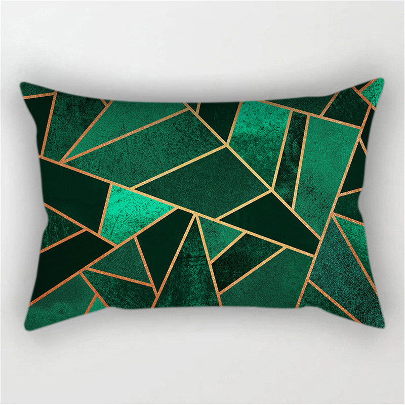Throw Pillow Cover with 330g Insert, geometric, 12X20, Decorative Cushion – Fancy & Stacy