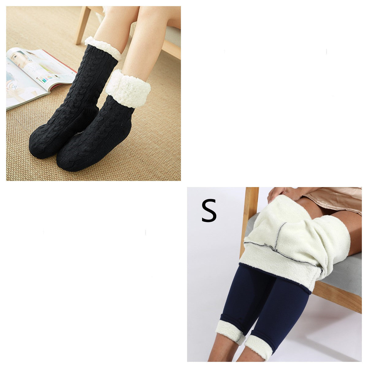 Socks Children Plush Floor Socks Home Slippers