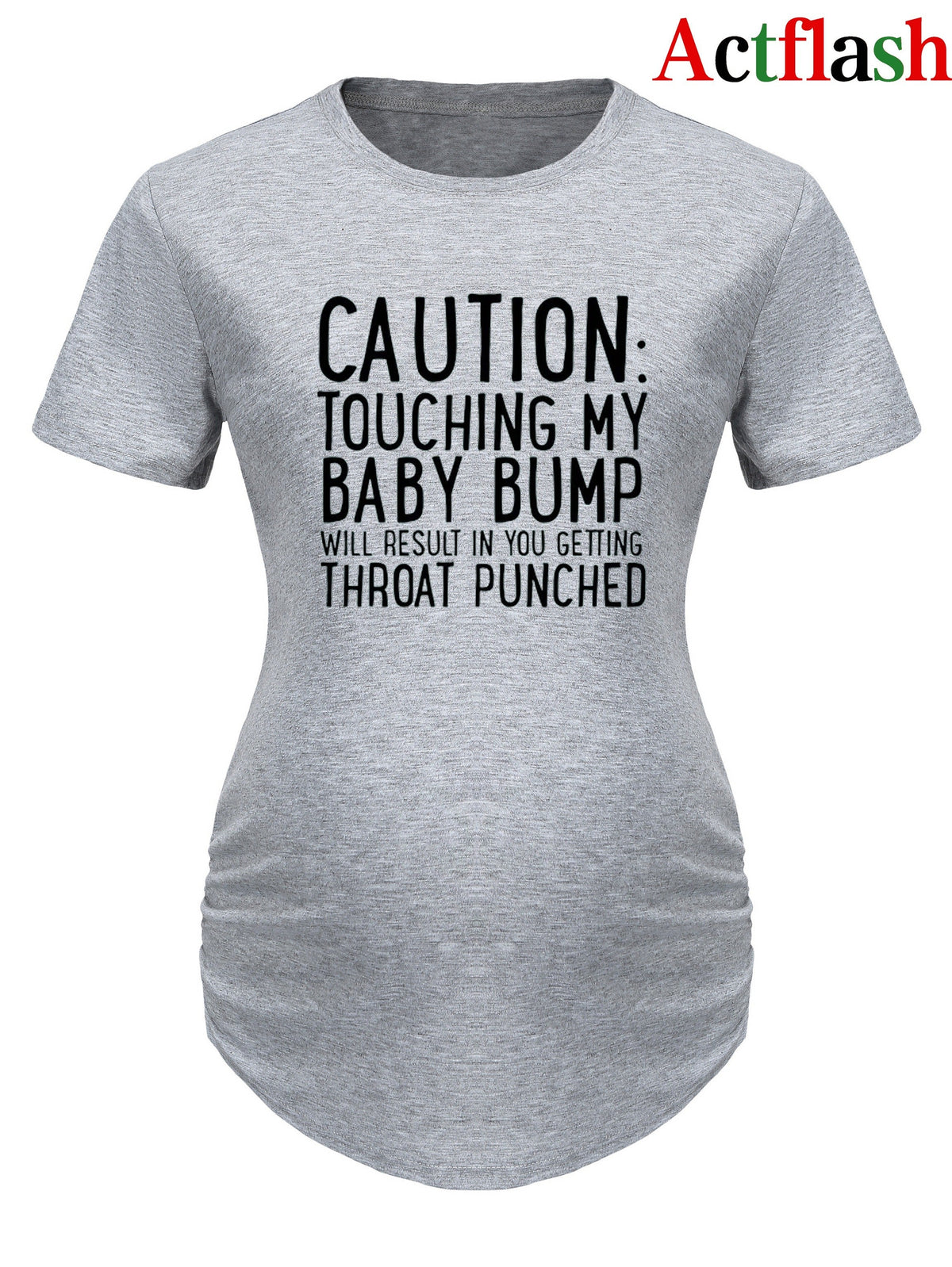 Women's Maternity T-Shirt, Slogan Graphic Print Tees