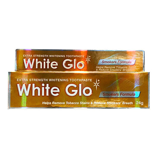 White Glo Whitening Toothpaste 24g - Extra Whitening Formula | Fresh Breath