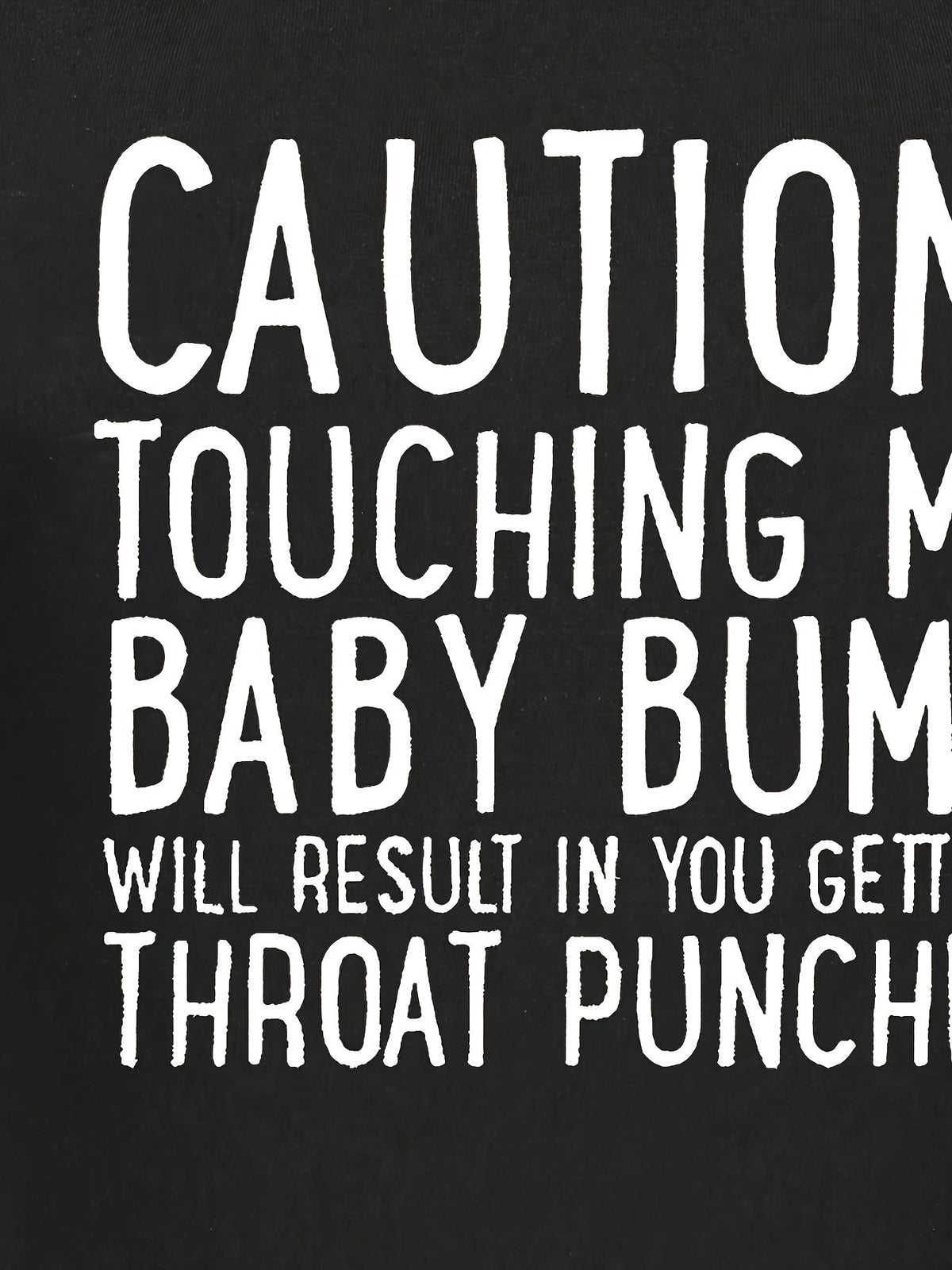 Women's Maternity T-Shirt, Slogan Graphic Print Tees