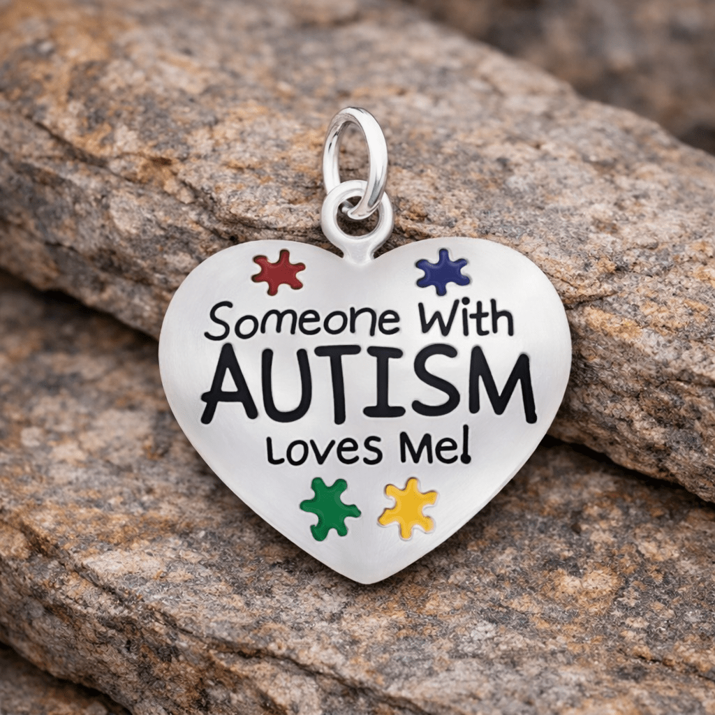 Someone With Autism Loves Me Awareness Charms